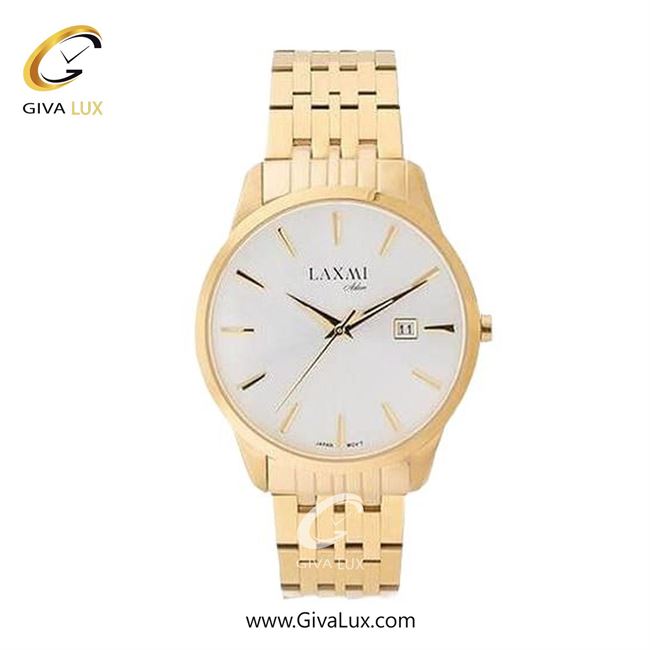 ساعت مچی اورجینال زنانه لاکسمی طلایی | طلایی| سفید| کد رفرنس 8518-10L