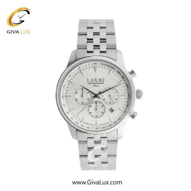 ساعت مچی اورجینال زنانه لاکسمی سه موتوره کرنوگراف نقره ای | نقره ای| نقره ای| کد رفرنس 8563-6L