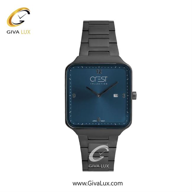 ساعت مچی اورجینال زنانه کرست تیتانیوم | تیتانیوم(زغالی)| سرمه ای| کد رفرنس Crest 9053-9