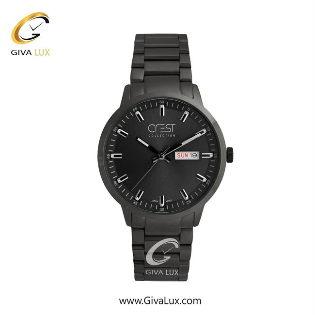 ساعت مچی اورجینال زنانه کرست مشکی | مشکی| مشکی| کد رفرنس Crest 9055-5