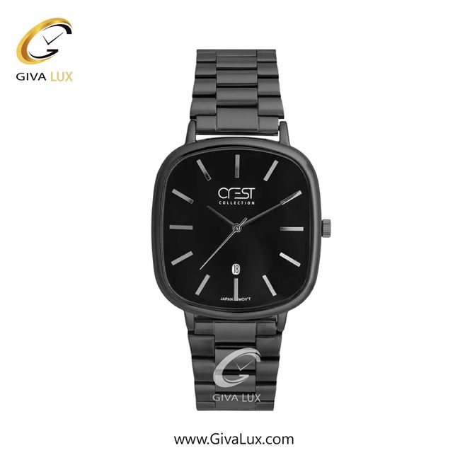 ساعت مچی اورجینال زنانه کرست مشکی | مشکی| مشکی| کد رفرنس Crest 9079-9