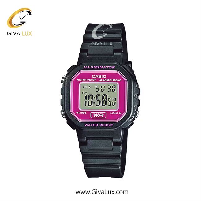 ساعت مچی اورجینال بچه گانه-زنانه کاسیو Casio مشکی | مشکی| صورتی| کد رفرنس LA-20WH-4ADF
