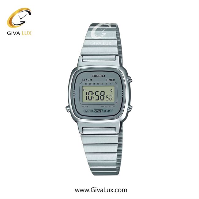ساعت مچی اورجینال زنانه کاسیو Casio نقره ای | نقره ای| نقره ای| کد رفرنس LA670WA-7DF