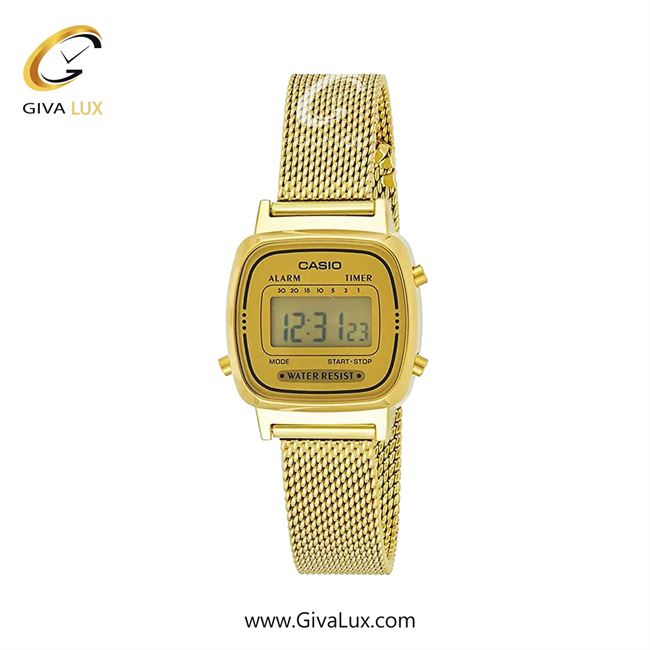 ساعت مچی اورجینال زنانه کاسیو Casio طلایی | طلایی| طلایی| کد رفرنس LA670WEMY-9DF