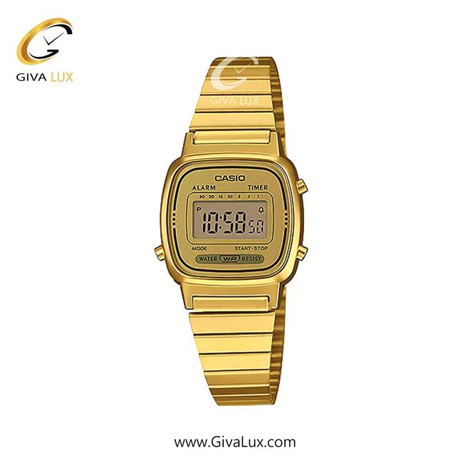 ساعت مچی اورجینال زنانه کاسیو Casio طلایی | طلایی| طلایی| کد رفرنس LA670WGA-9D