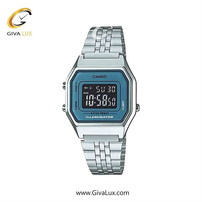 ساعت مچی اورجینال زنانه کاسیو Casio نقره ای | نقره ای| آبی| کد رفرنس LA680WA-2BDF