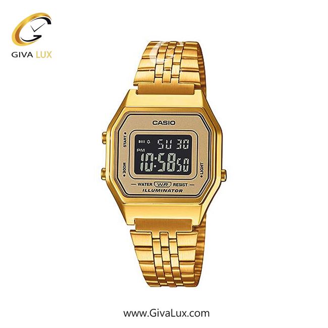 ساعت مچی اورجینال زنانه کاسیو Casio طلایی | طلایی| طلایی| کد رفرنس LA680WGA-9B