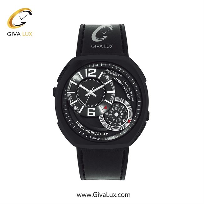 ساعت مچی اورجینال لی کوپر مردانه دو موتوره زیر ثانیه مشکی | مشکی | مشکی | کد رفرنس LC07805.651