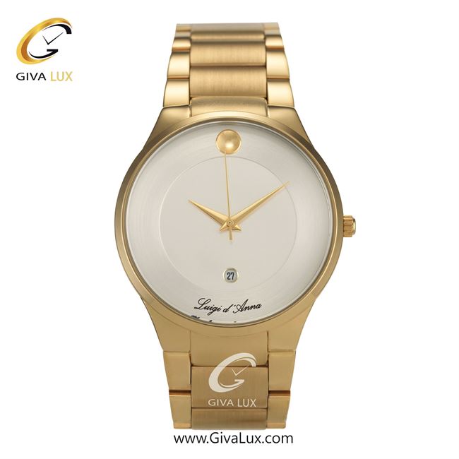 ساعت مچی اورجینال LdA مردانه طلایی | طلایی | سفید صدفی | کد رفرنس 2264