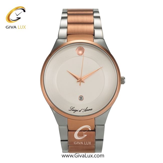 ساعت مچی اورجینال LdA مردانه نقره ای-رزگلد | رزگلد-نقره ای | سفید صدفی | کد رفرنس 2264