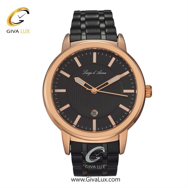 ساعت مچی اورجینال LdA مردانه رزگلد | مشکی | مشکی | کد رفرنس 2306