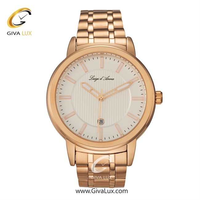 ساعت مچی اورجینال LdA مردانه رزگلد | رزگلد | سفید | کد رفرنس 2306