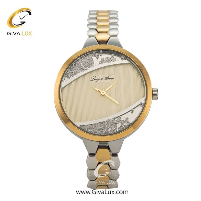 ساعت مچی اورجینال LdA زنانه نقره ای-طلایی | طلایی-نقره ای | طلایی | کد رفرنس 2322