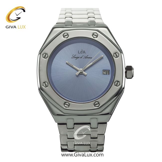 ساعت مچی اورجینال LdA مردانه نقره ای | نقره ای | بنفش | کد رفرنس 2332
