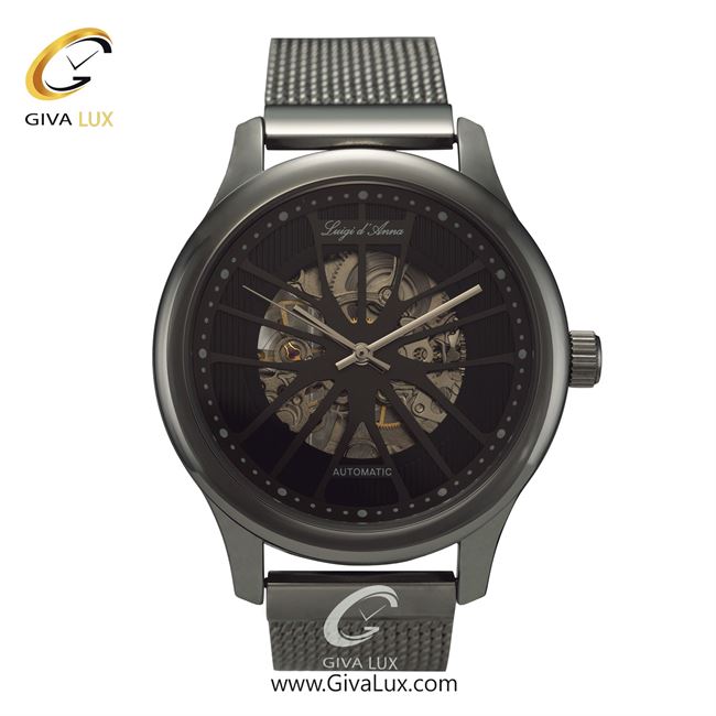 ساعت مچی اورجینال LdA مردانه اتوماتیک(نبضی)  نقره ای | نقره ای | مشکی | کد رفرنس 2334