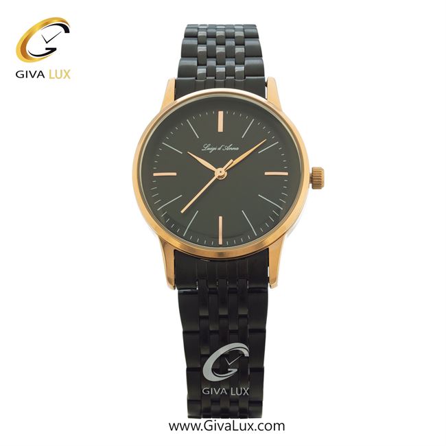 ساعت مچی اورجینال LdA زنانه طلایی | مشکی | مشکی | کد رفرنس 2336