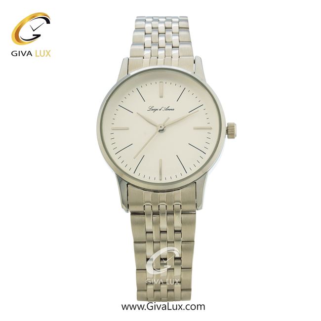 ساعت مچی اورجینال LdA زنانه نقره ای | نقره ای | سفید صدفی | کد رفرنس 2336