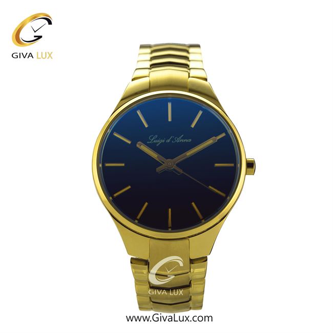 ساعت مچی اورجینال LdA زنانه طلایی | طلایی | سرمه ای | کد رفرنس 2338