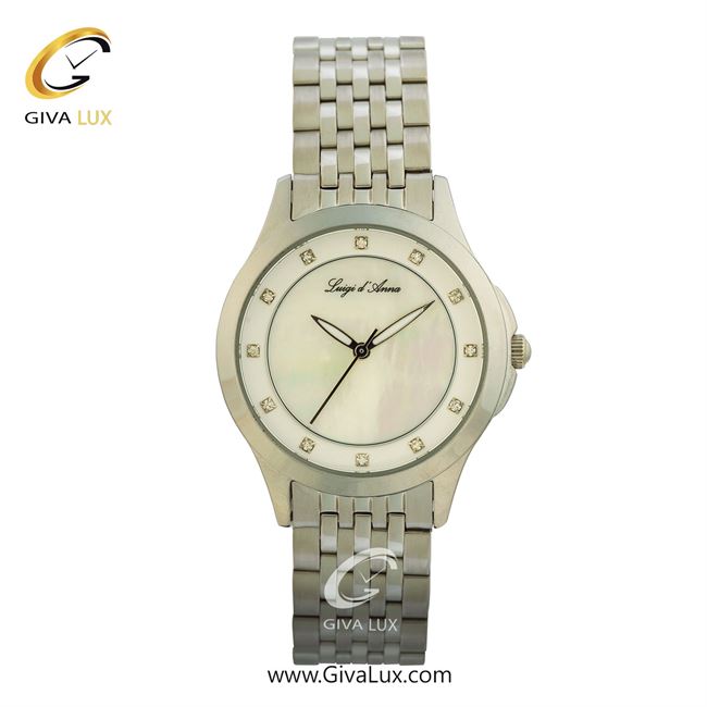 ساعت مچی اورجینال LdA زنانه نقره ای | نقره ای | سفید صدفی | کد رفرنس 2348