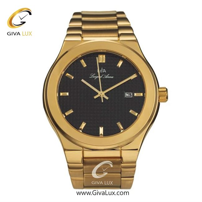 ساعت مچی اورجینال LdA مردانه طلایی | طلایی | مشکی | کد رفرنس 2377