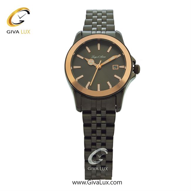 ساعت مچی اورجینال LdA زنانه رزگلد-مشکی | مشکی | مشکی | کد رفرنس 2426