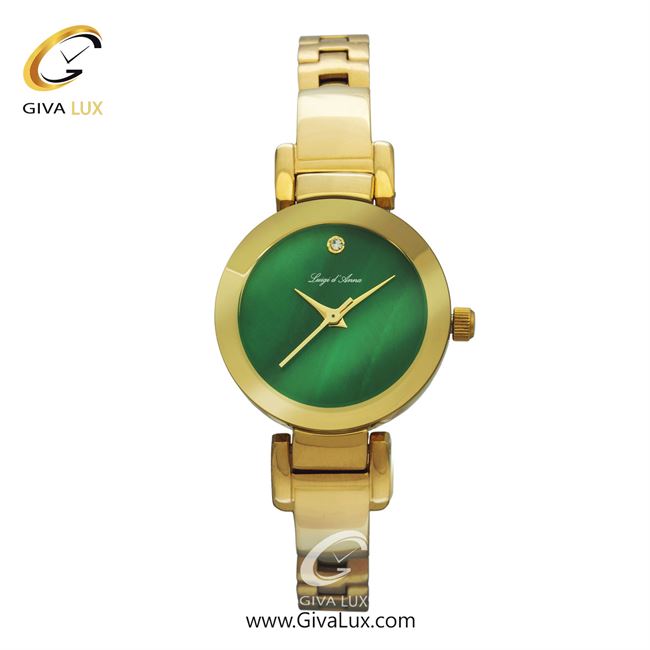ساعت مچی اورجینال LdA زنانه طلایی | طلایی | سبز | کد رفرنس 2444