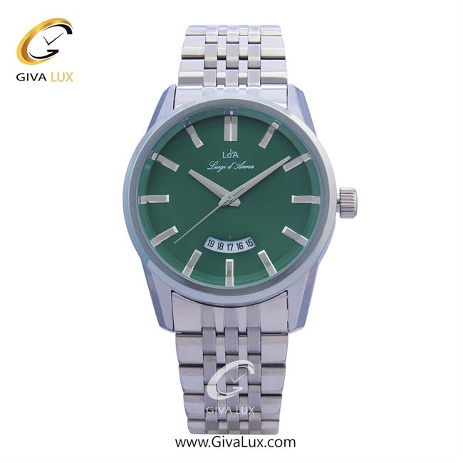 ساعت مچی اورجینال LdA مردانه نقره ای | نقره ای | سبز | کد رفرنس 2450