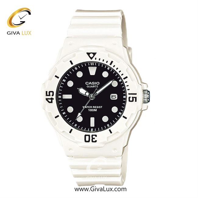 ساعت مچی اورجینال زنانه کاسیو Casio سفید | سفید| مشکی| کد رفرنس LRW-200H-1EVDF