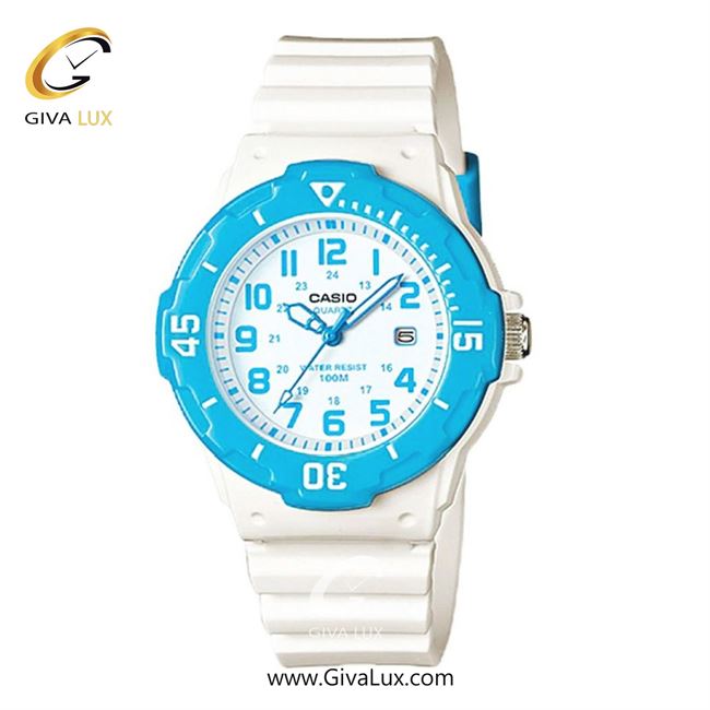 ساعت مچی اورجینال زنانه کاسیو Casio آبی | سفید| سفید| کد رفرنس LRW-200H-2BVDF