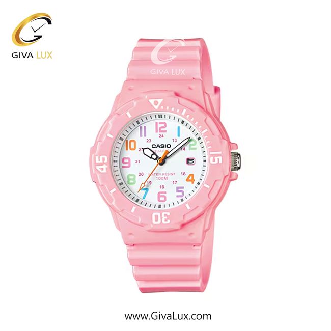 ساعت مچی اورجینال بچه گانه-زنانه کاسیو Casio صورتی | صورتی| سفید| کد رفرنس LRW-200H-4B2