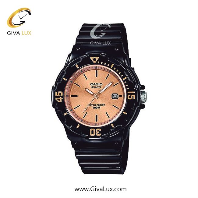 ساعت مچی اورجینال زنانه کاسیو Casio مشکی | مشکی| نارنجی| کد رفرنس LRW-200H-9E2VDF
