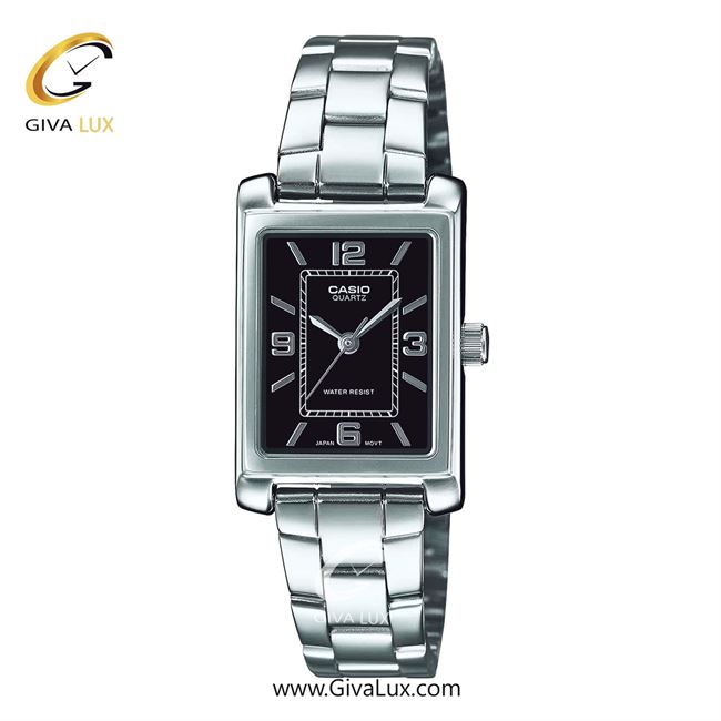 ساعت مچی اورجینال زنانه کاسیو Casio نقره ای | نقره ای| مشکی| کد رفرنس LTP-1234DD-1A