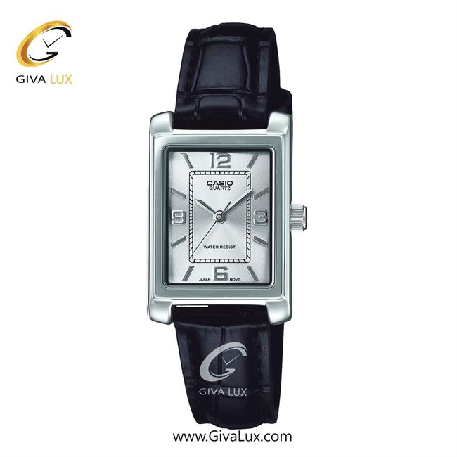 ساعت مچی اورجینال زنانه کاسیو Casio نقره ای | مشکی| نقره ای| کد رفرنس LTP-1234LL-7A