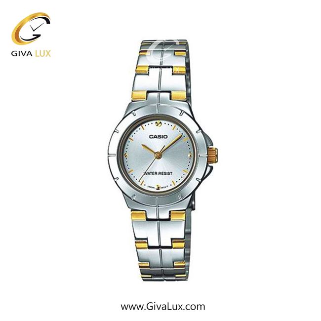 ساعت مچی اورجینال زنانه کاسیو Casio نقره ای | طلایی-نقره ای| نقره ای| کد رفرنس LTP-1242SG-7C