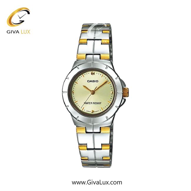 ساعت مچی اورجینال زنانه کاسیو Casio نقره ای | طلایی-نقره ای| طلایی| کد رفرنس LTP-1242SG-9C