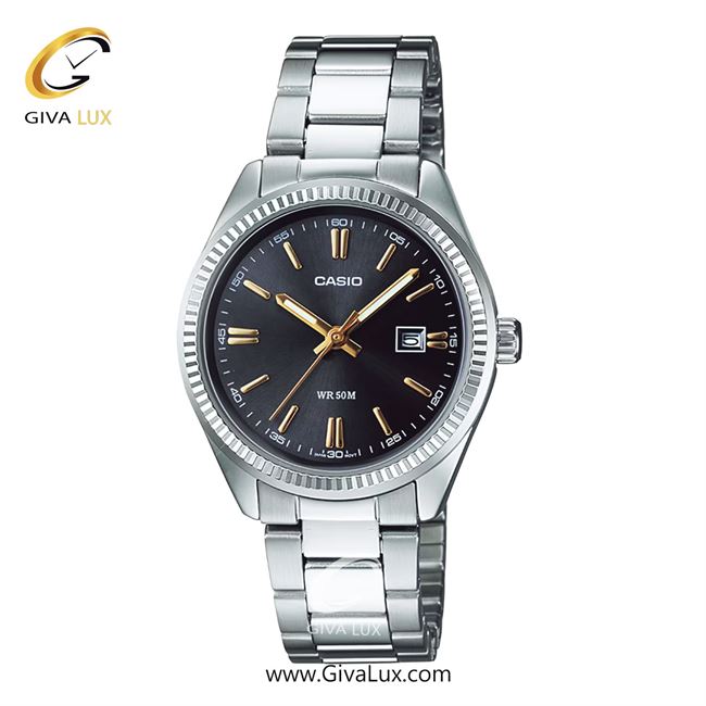ساعت مچی اورجینال زنانه کاسیو Casio نقره ای | نقره ای| مشکی| کد رفرنس LTP-1302D-1A2VDF