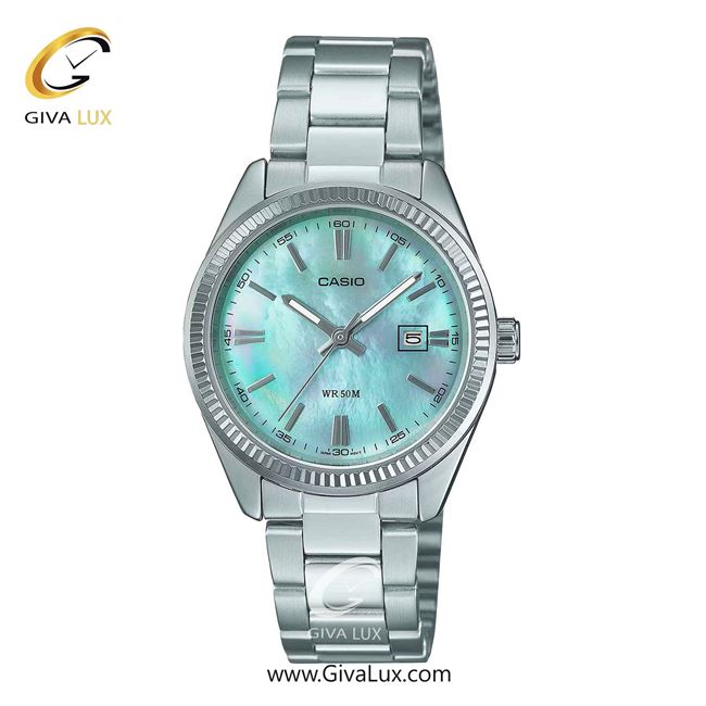 ساعت مچی اورجینال زنانه کاسیو Casio نقره ای | نقره ای| آبی| کد رفرنس LTP-1302DS-2AVDF