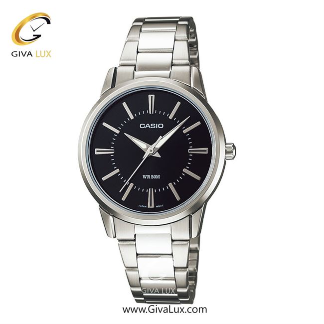 ساعت مچی اورجینال زنانه کاسیو Casio نقره ای | نقره ای| مشکی| کد رفرنس LTP-1303D-1A