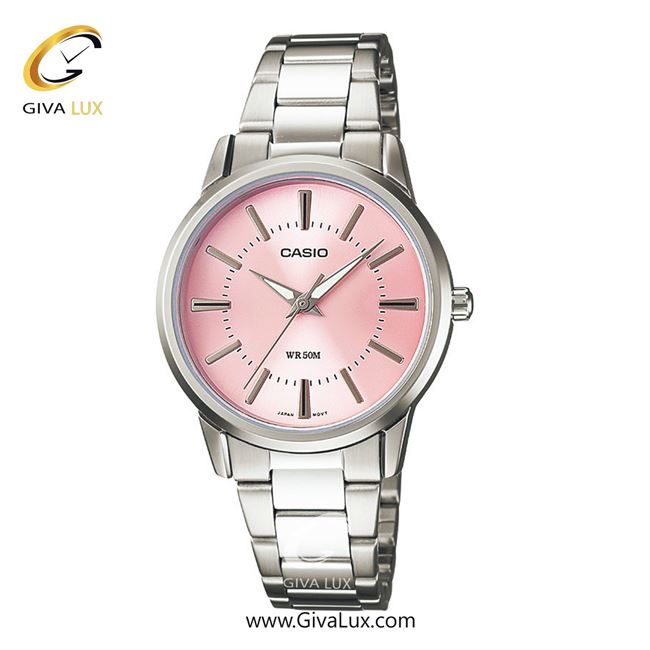 ساعت مچی اورجینال زنانه کاسیو Casio نقره ای | نقره ای| صورتی| کد رفرنس LTP-1303D-4AVDF