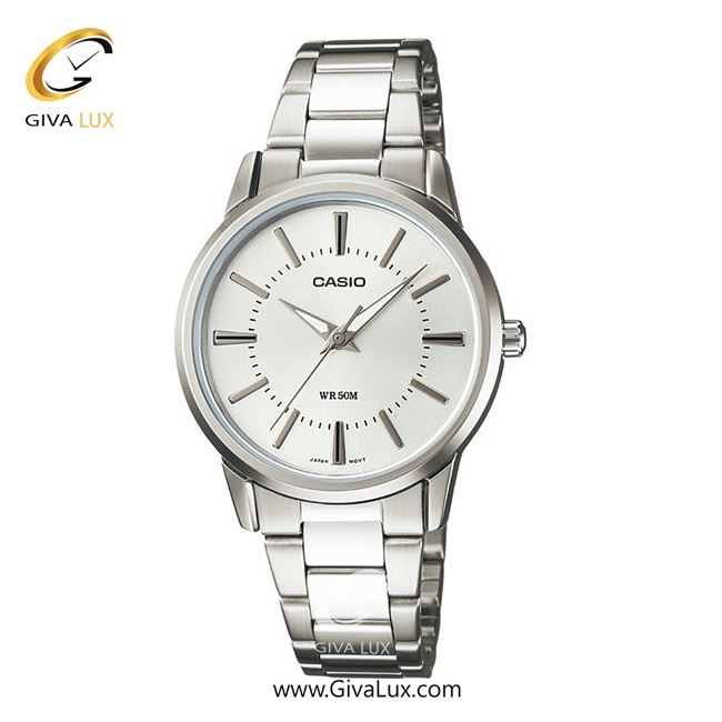 ساعت مچی اورجینال زنانه کاسیو Casio نقره ای | نقره ای| نقره ای| کد رفرنس LTP-1303D-7A