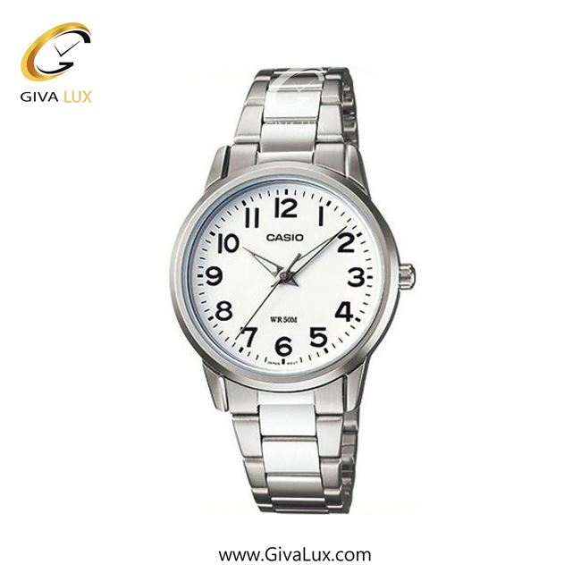 ساعت مچی اورجینال زنانه کاسیو Casio نقره ای | نقره ای| سفید| کد رفرنس LTP-1303D-7B