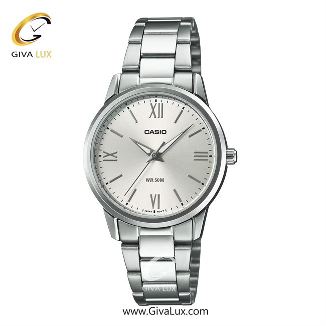 ساعت مچی اورجینال زنانه کاسیو Casio نقره ای | نقره ای| نقره ای| کد رفرنس LTP-1303DD-7AVDF