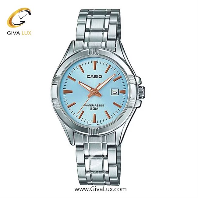 ساعت مچی اورجینال زنانه کاسیو Casio نقره ای | نقره ای| آبی| کد رفرنس LTP-1308D-2AVDF