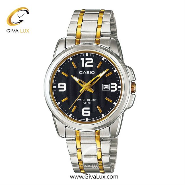 ساعت مچی اورجینال زنانه کاسیو Casio نقره ای | نقره ای-طلایی| مشکی| کد رفرنس LTP-1314SG-1AVDF