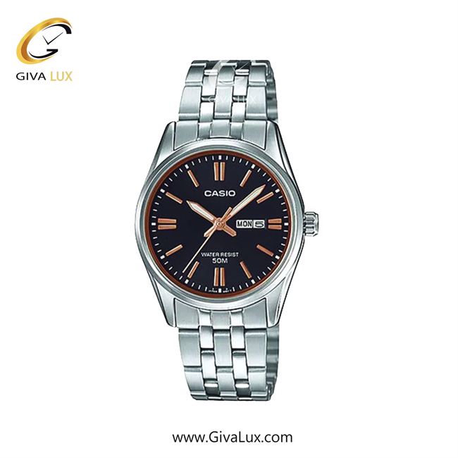 ساعت مچی اورجینال مردانه کاسیو Casio نقره ای | نقره ای| مشکی| کد رفرنس LTP-1335D-1A2