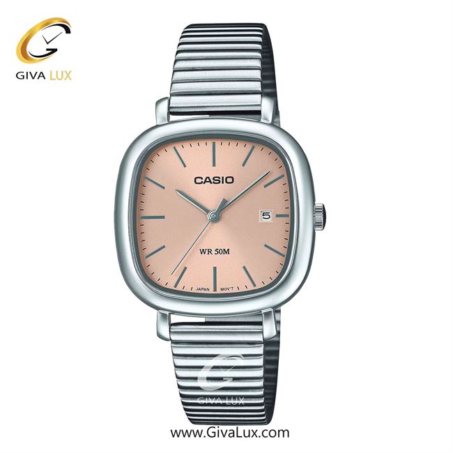 ساعت مچی اورجینال زنانه کاسیو Casio نقره ای | نقره ای| گلبهی| کد رفرنس LTP-B166D-4AVDF