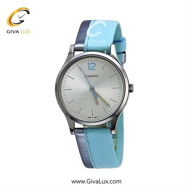 ساعت مچی اورجینال زنانه کاسیو Casio نقره ای | طوسی-آبی| سفید| کد رفرنس LTP-E133L-2B1