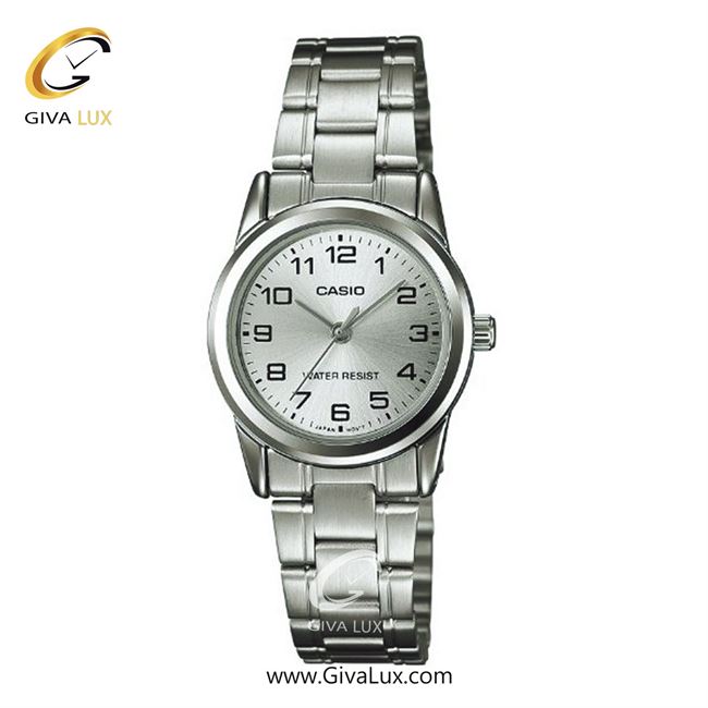 ساعت مچی اورجینال زنانه کاسیو Casio نقره ای | نقره ای| نقره ای| کد رفرنس LTP-V001D-7BUDF