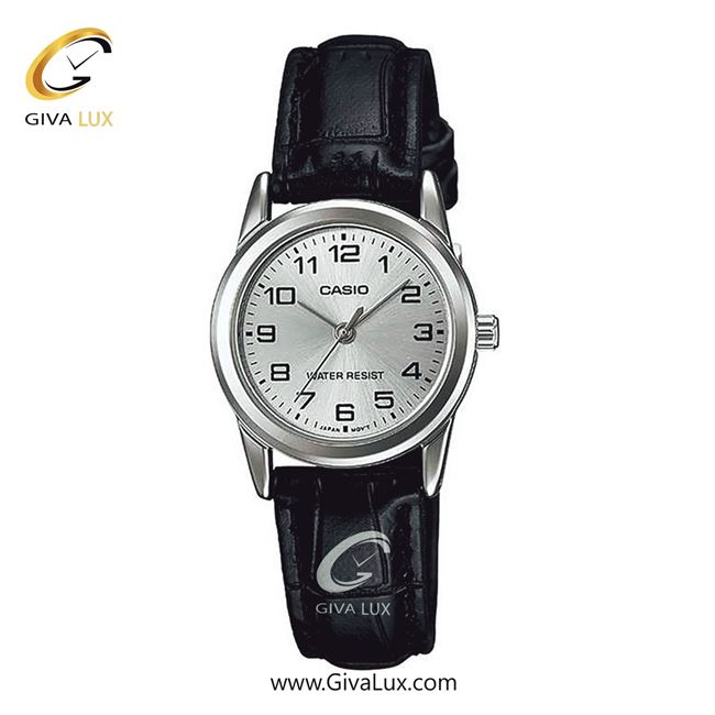 ساعت مچی اورجینال زنانه کاسیو Casio نقره ای | مشکی| نقره ای| کد رفرنس LTP-V001L-7BUDF