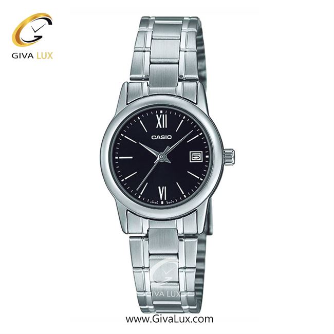 ساعت مچی اورجینال زنانه کاسیو Casio نقره ای | نقره ای| مشکی| کد رفرنس LTP-V002D-1B3UDF